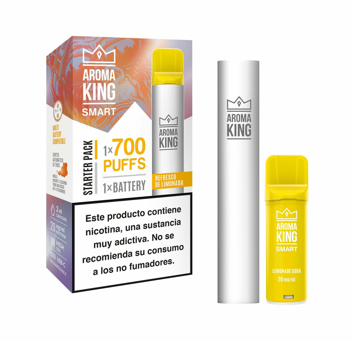 Vapers Desechables Aroma King Smart Lemonade Soda