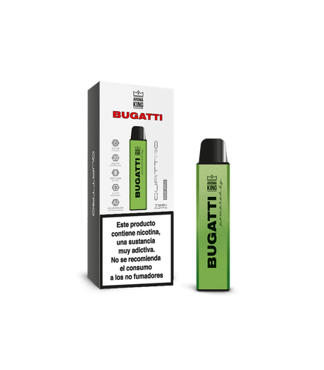 Vapers Desechables Aroma King Bugatti Quattro Sour Apple 20mg