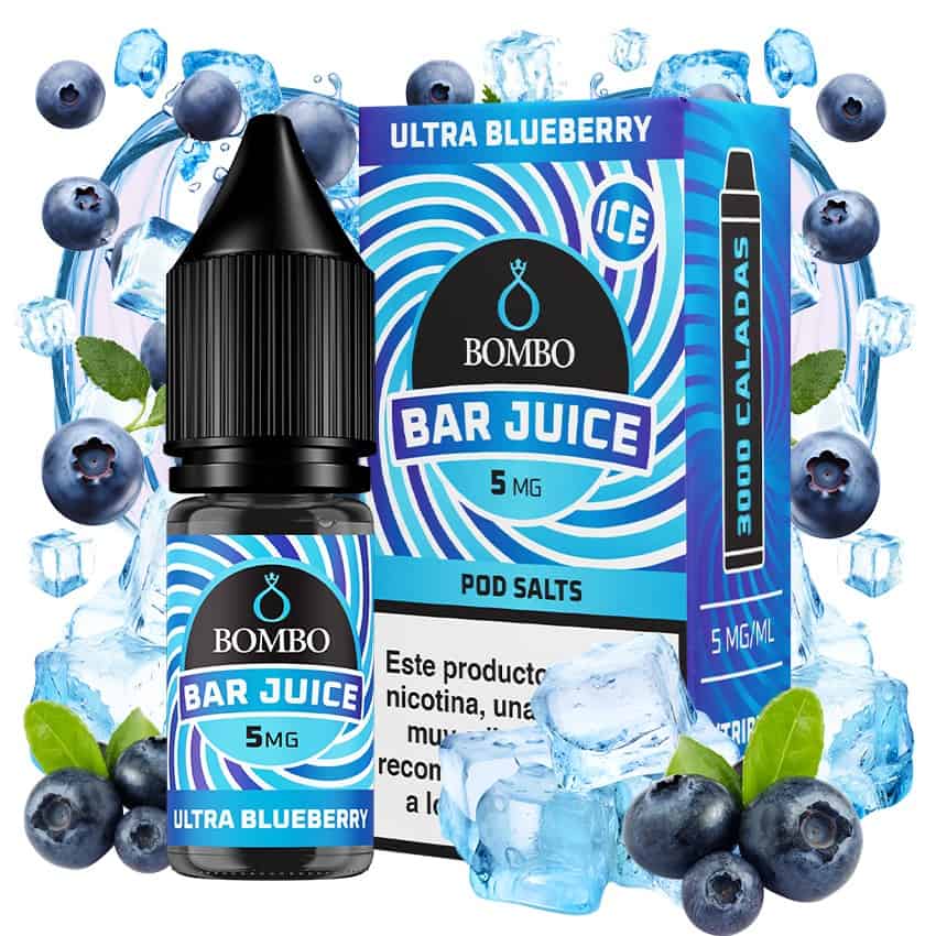 Ultra Blueberry Ice 10ml - Bombo Bar Juice