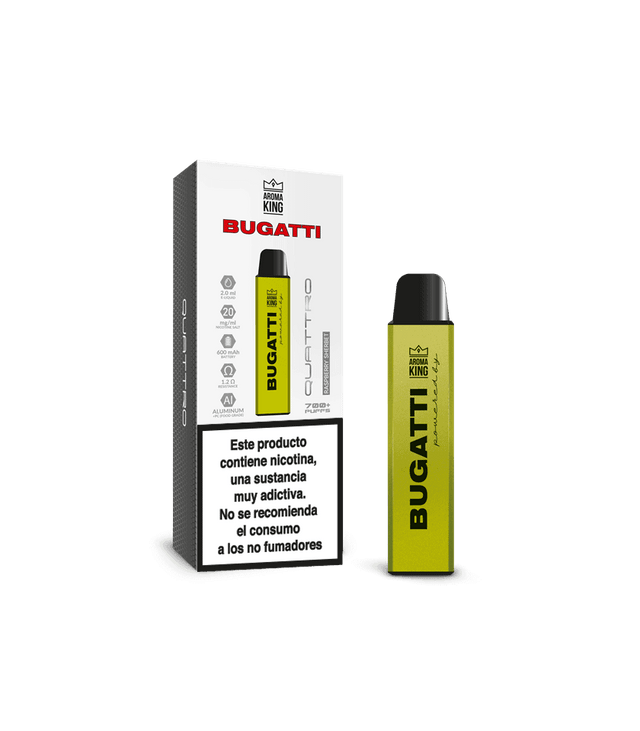Vapers Desechables Aroma King Bugatti Quattro Raspberry Sherbet 20mg