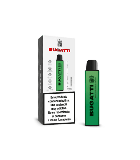 Vapers Desechables Aroma King Bugatti Quattro Apple Peach 20mg