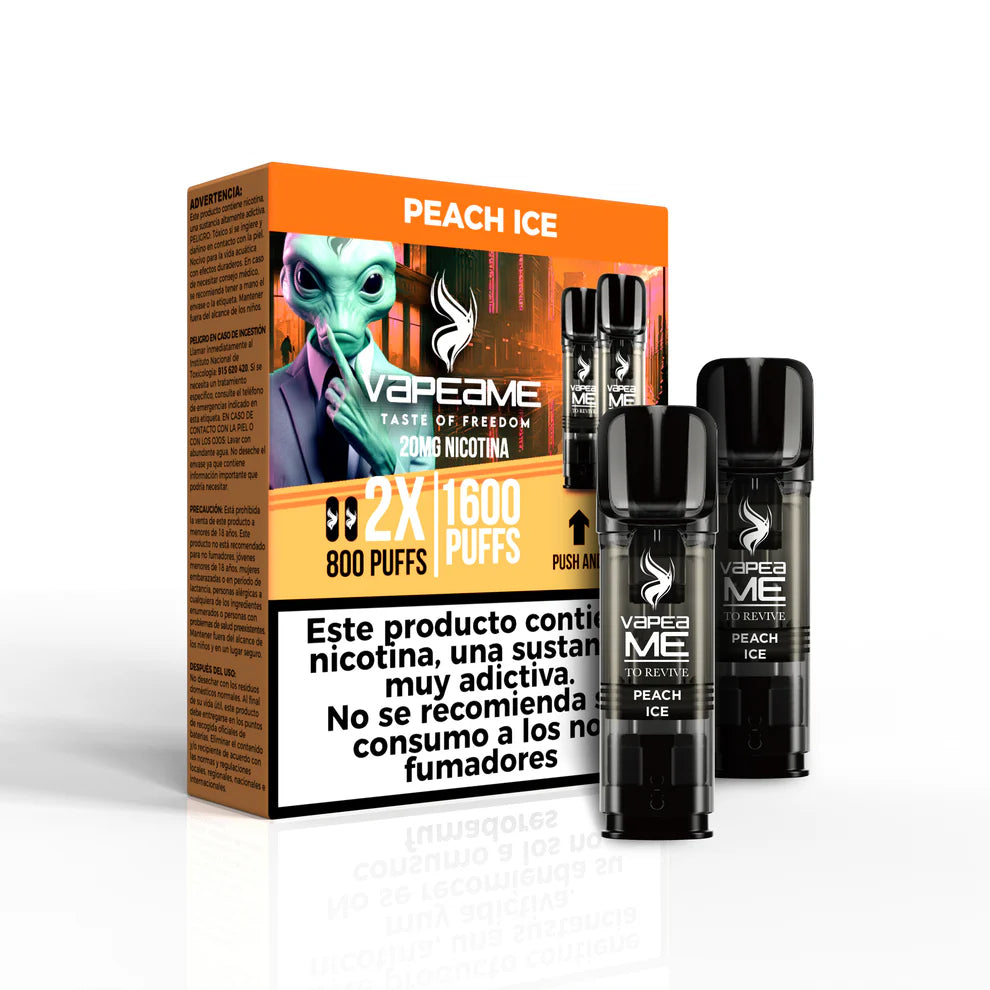 Vapers Desechables Vapeame To Revive Cápsulas Peach