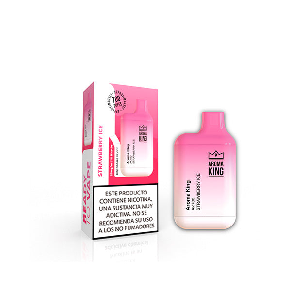 Vaper Desechable Aroma King Mini Strawberry Ice