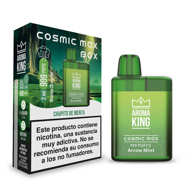 Vapers Desechables Aroma King Cosmic Max Box Arrow Mint