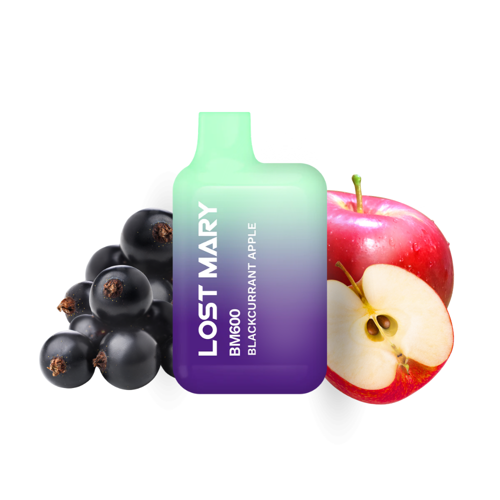 Vapers Desechables Lost Mary BM600 Blackcurrant Apple 20mg