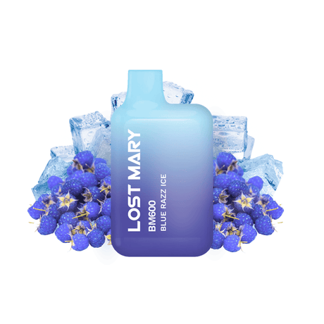 Vapers Desechables Lost Mary BM600 Blue Razz Ice 20mg