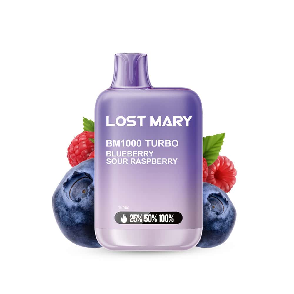 Lost Mary Lampone acido blu BM1000 TURBO