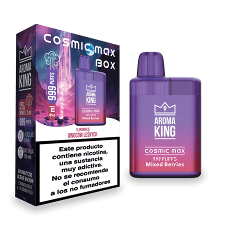 Vapers Desechables Aroma King Cosmic Box Mixed Berries 20mg