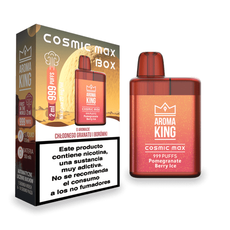 Vapers Desechables Aroma King Cosmic Box Pomegranate Berry Ice 20 Mg