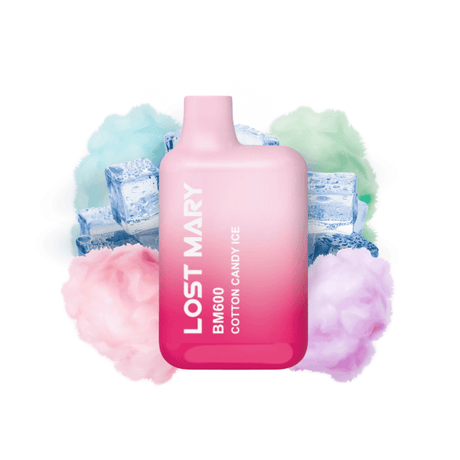 Vapers Desechables Lost Mary BM600 Cotton Candy Ice 20mg