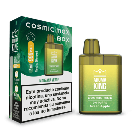 Vapers Desechables Aroma King Cosmic Max Green Apple