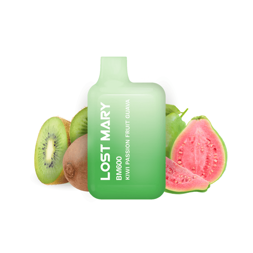 Vapers Desechables Lost Mary BM600 Kiwi Passion Fruit Guava 20mg
