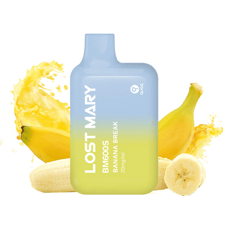 Vapers Desechables Lost Mary BM600s Banana Break 20mg