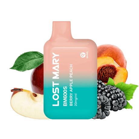 Vapers Desechables Lost Mary BM600s Berry Apple Peach 20mg