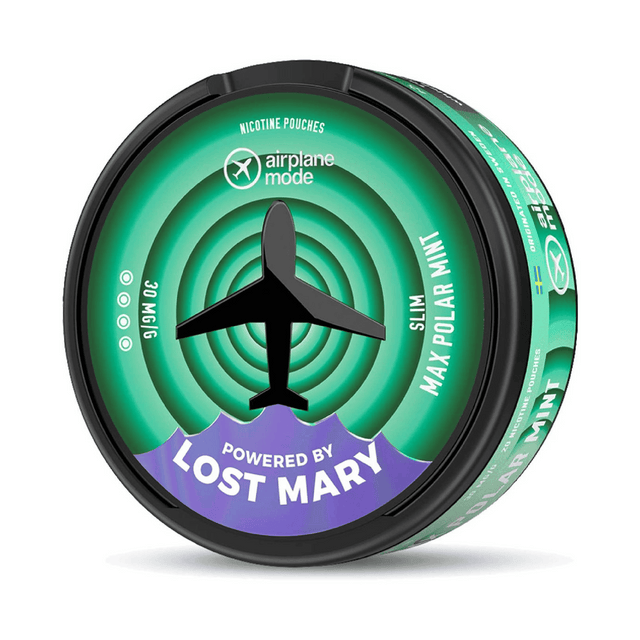 Airplane Mode by Lost Mary Bolsitas de Nicotina Max Polar Mint