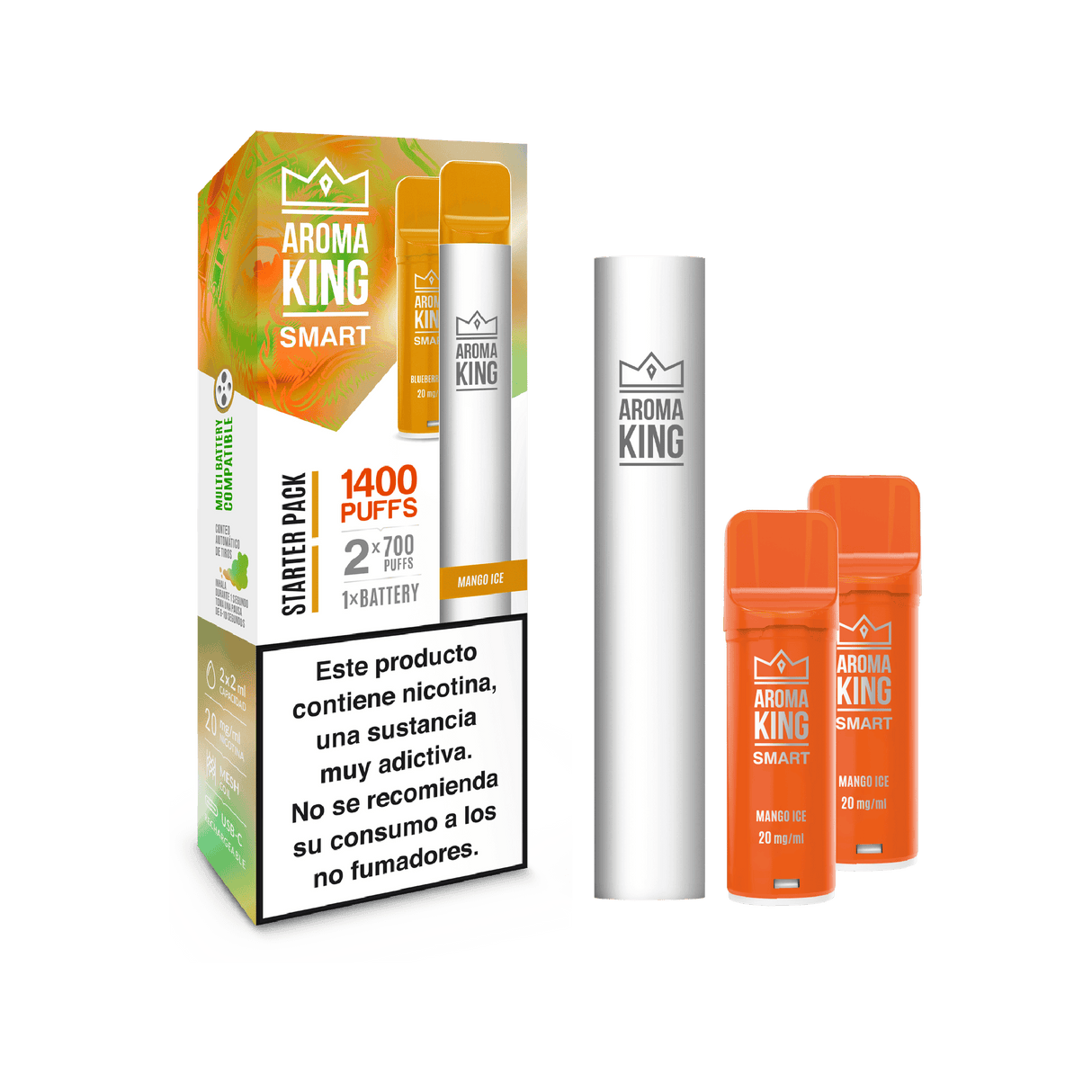 Vapers Desechables Aroma King Smart Mango Ice