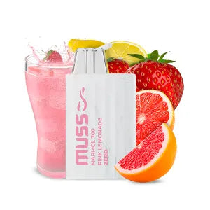 Vaper Desechable Sin Nicotina Muss Vape Marmol 700 puff Pink Lemonade ZERO