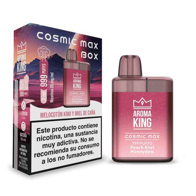 Vapers Desechables Aroma King Cosmic Max Peach Kiwi Honeydew