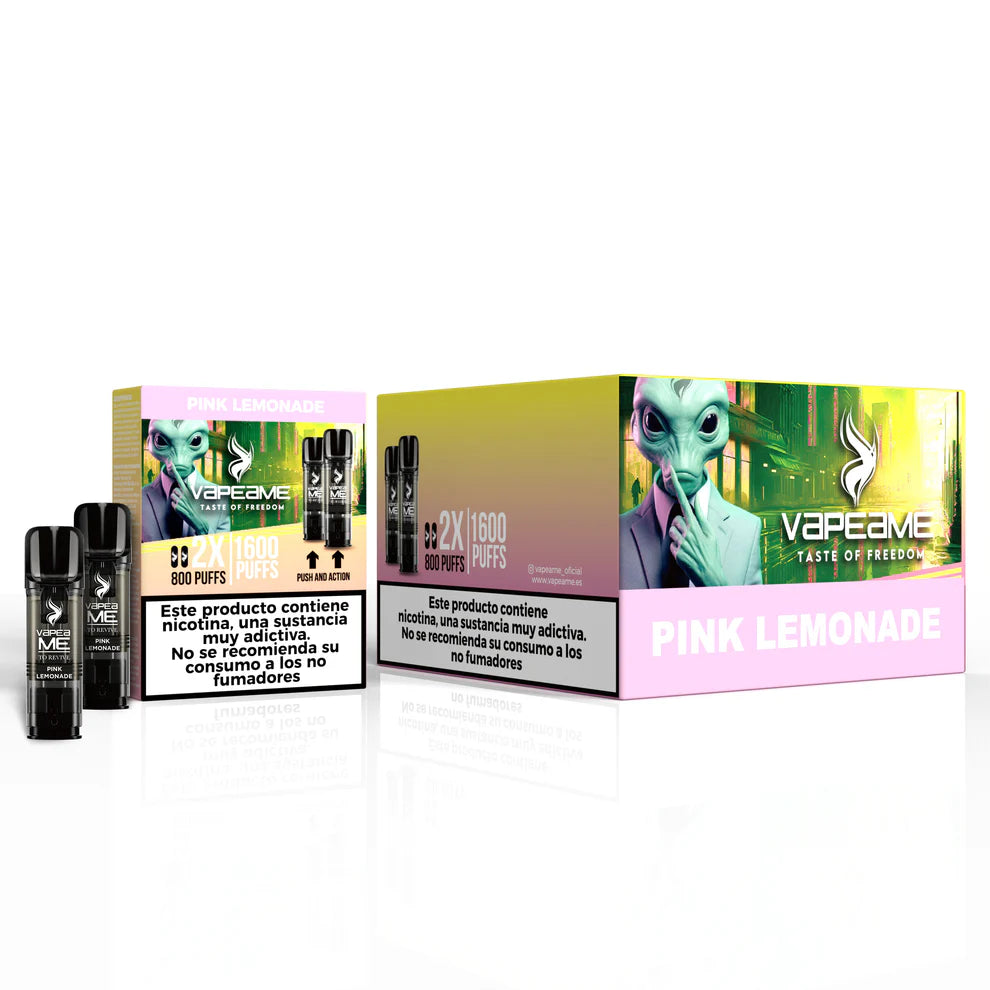 Pack 10 cajas Cápsulas Vapeame Pink Lemonade