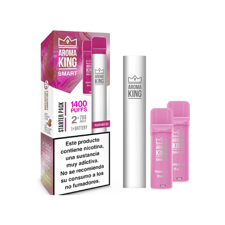 Vapers Desechables Aroma King Smart Peach Mix Ice