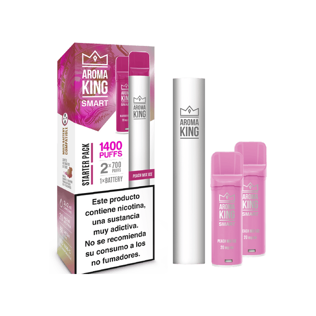 Vapers Desechables Aroma King Smart Peach Mix Ice