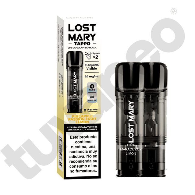 Vapers Desechables Lost Mary Tappo Air Cápsula Pineapple Passion Fruit