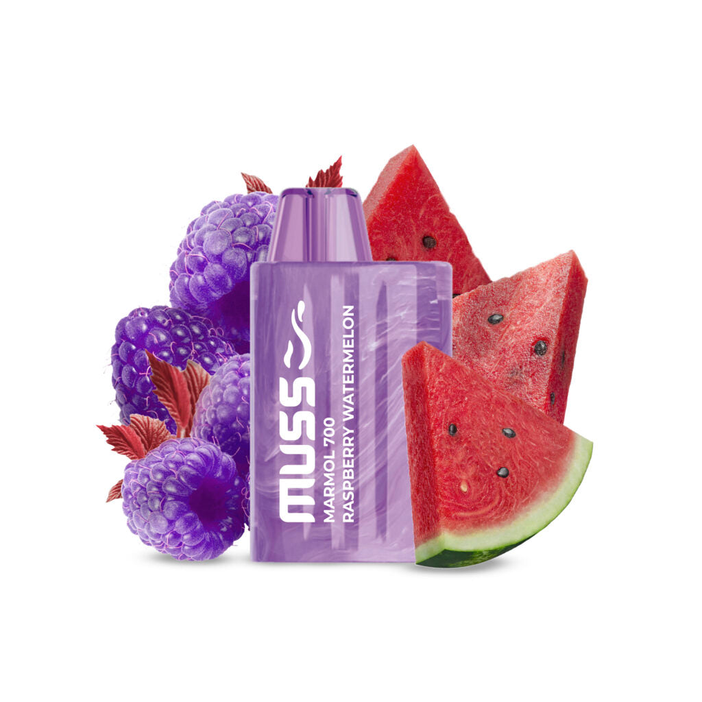 Vaper jetable Muss Marmol 700 Pastèque Rangberry jetable vaper (paquet 5)