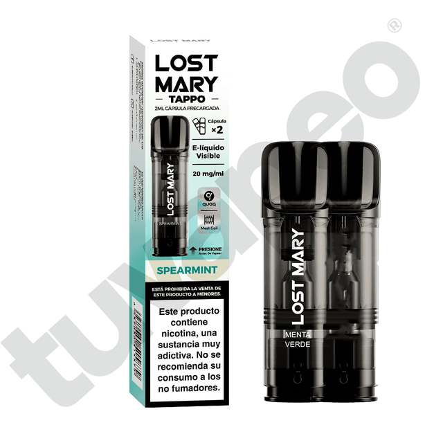 Vapers Desechables Lost Mary Tappo Air Cápsula Spearmint