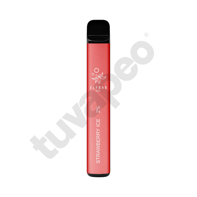 Vapers Desechables Elfbar 600 Vaper Desechable Strawberry Ice 20mg