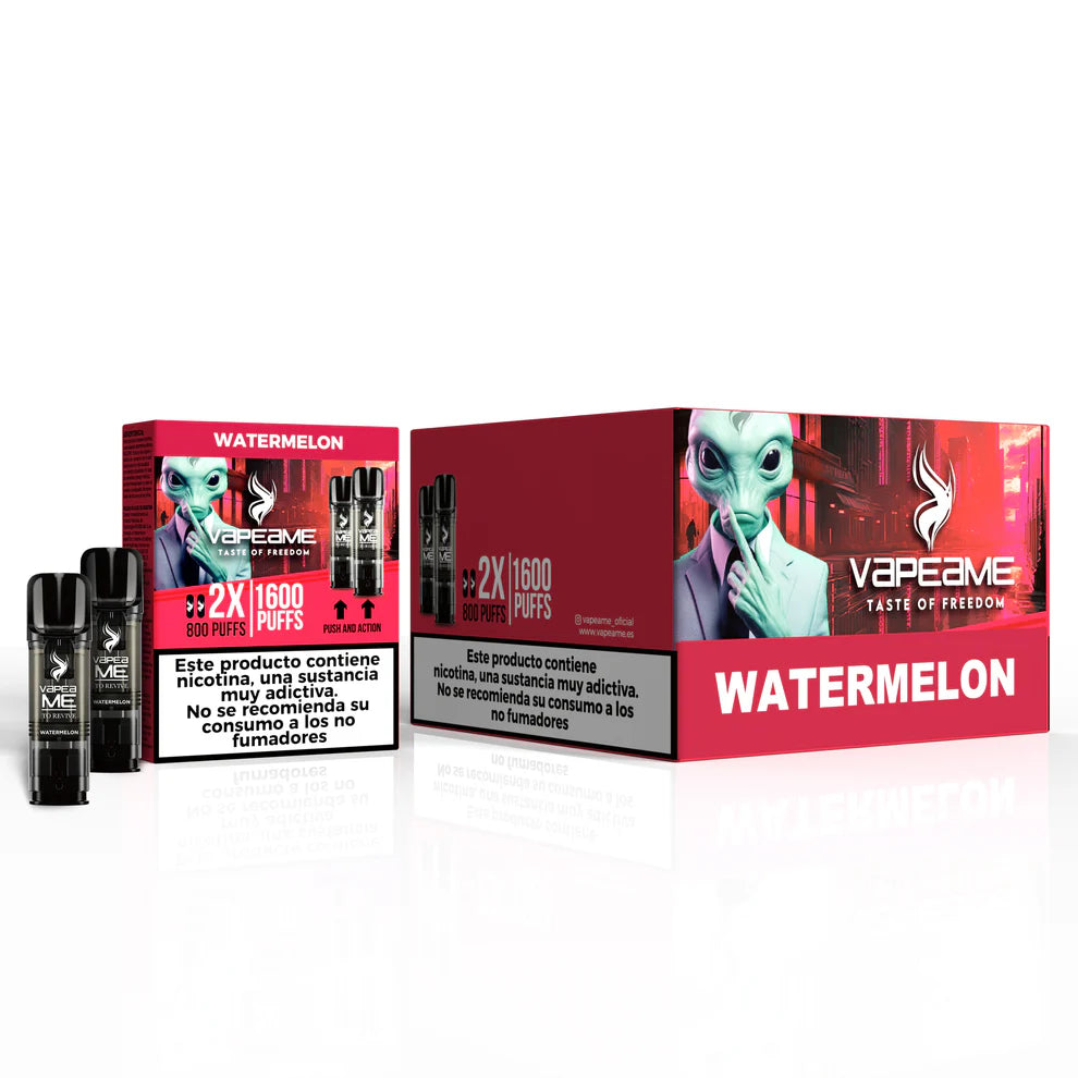 Pack 10 cajas de cápsulas  Vapeame Watermelon