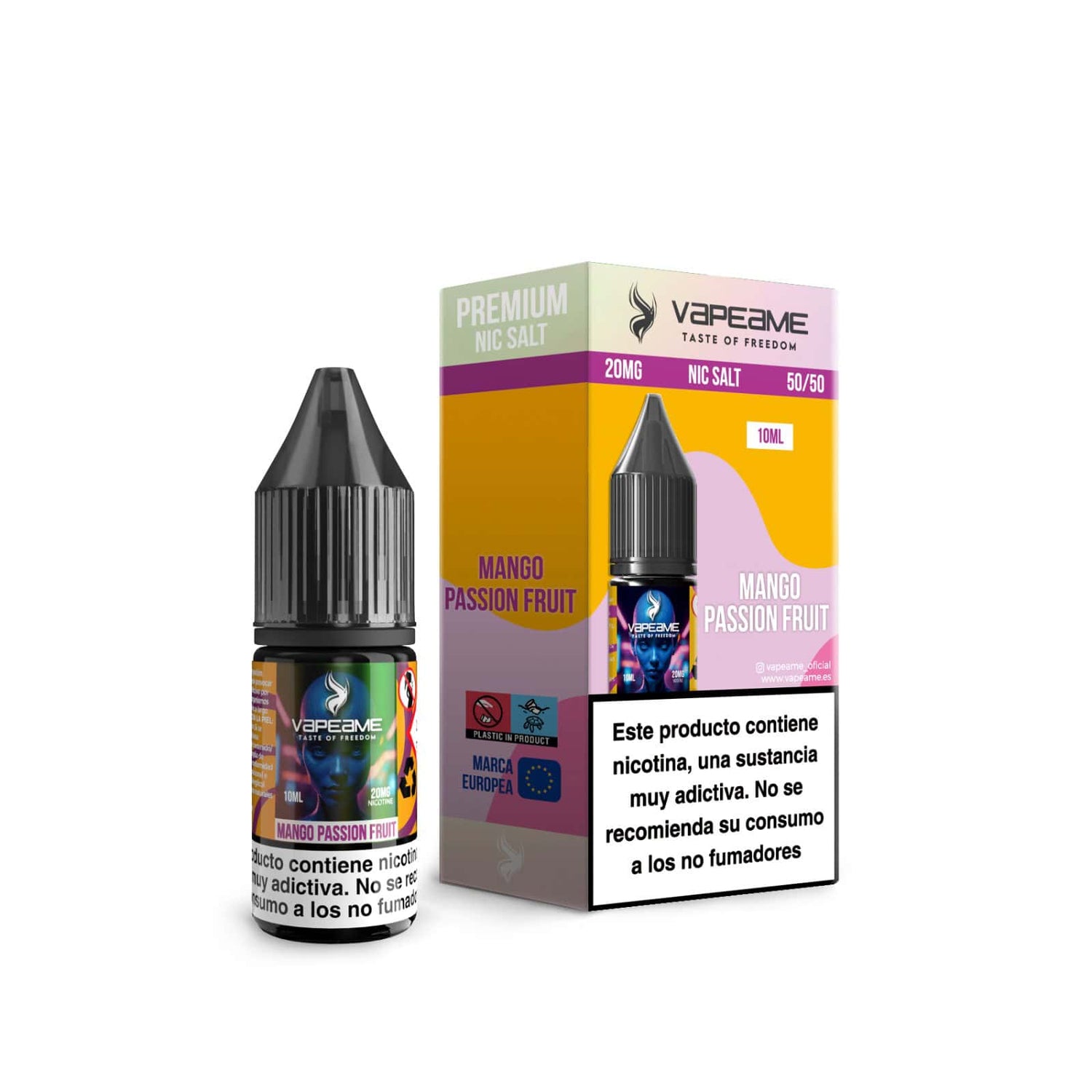 Vapeame Nic Salts sabor Mango Passion Fruit 20Mg