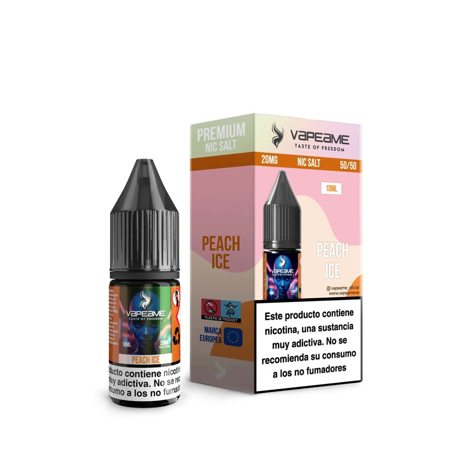 Vapeame Nic Salts sabor Peach Ice 20Mg