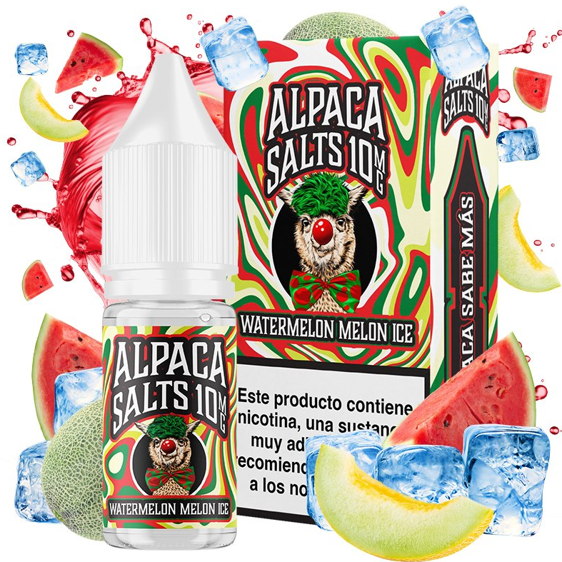 Alpaca Salts Watermelon Melon Ice 10ml