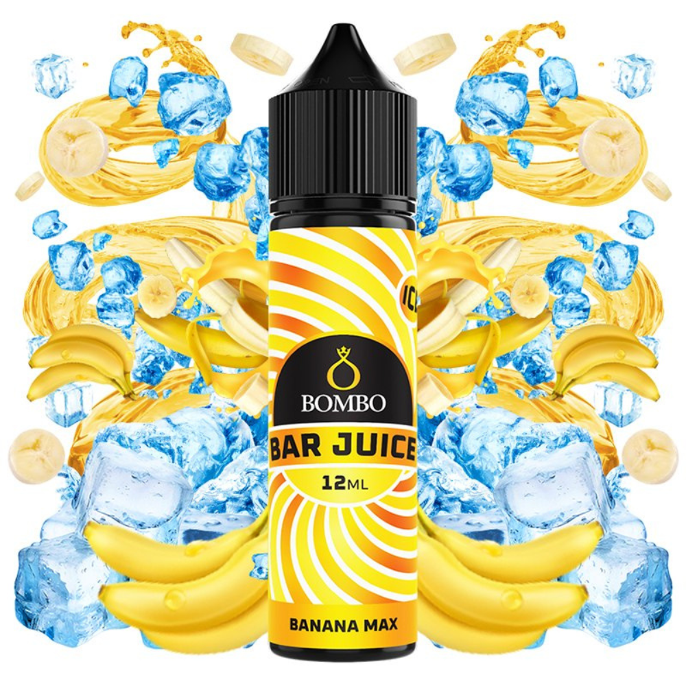 Bombo Bar Juice Aroma Banana Max Ice 12ml/60ml Longfill