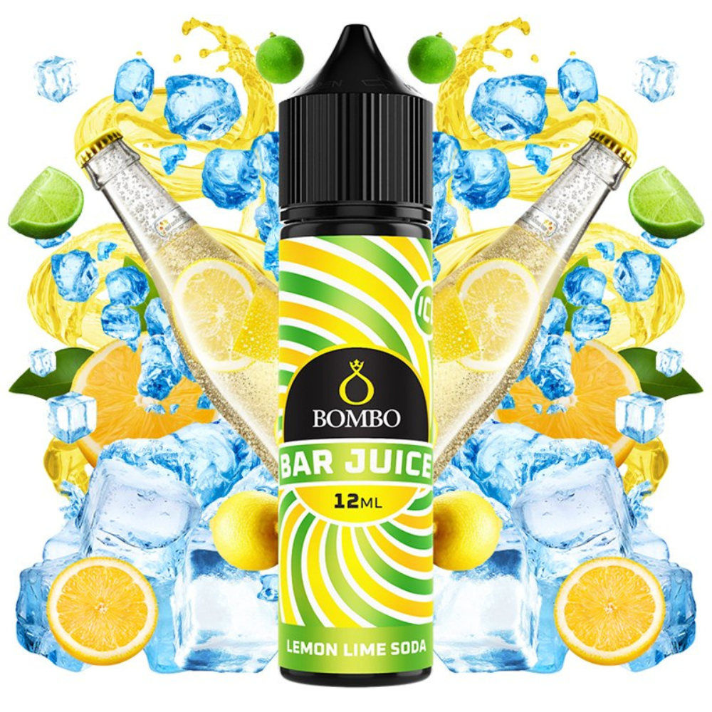 Bombo Bar Juice Aroma Lime Soda Ice 12ml/60ml Longfill