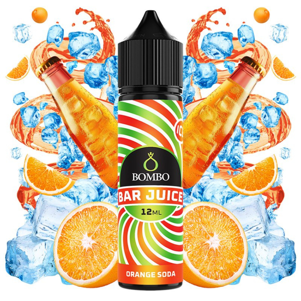 Bombo Bar Juice Aroma Orange Soda Ice 12ml/60ml Longfill