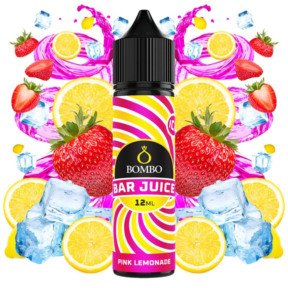 Bombo Bar Juice Aroma Pink Lemonade Ice 12ml/60ml Longfill