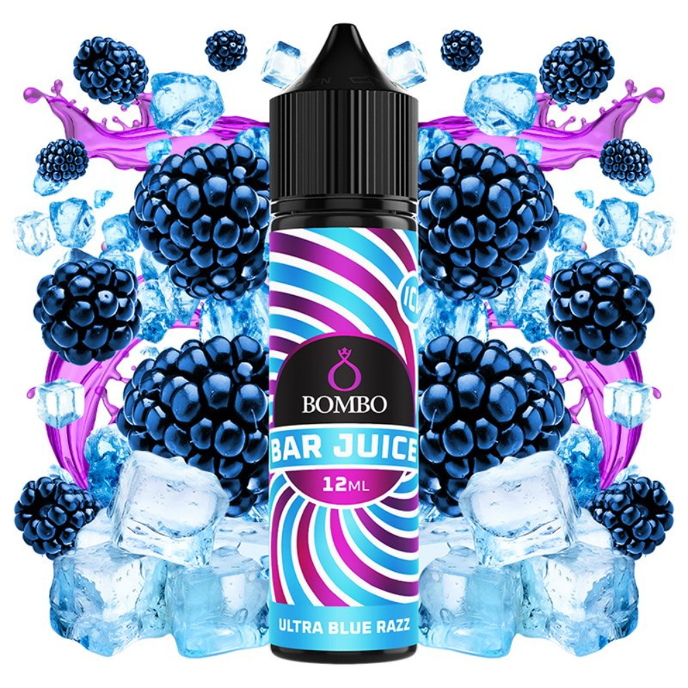 Bombo Bar Juice Aroma Ultra Blue Razz Ice 12ml/60ml Longfill
