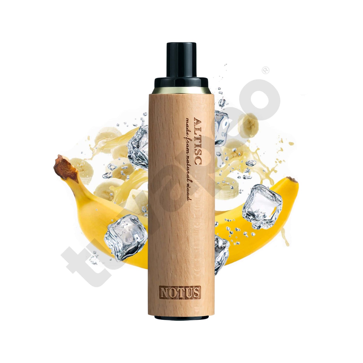 Vapers Desechables Altisc Notus Banana Ice Vaper Sin Nicotina