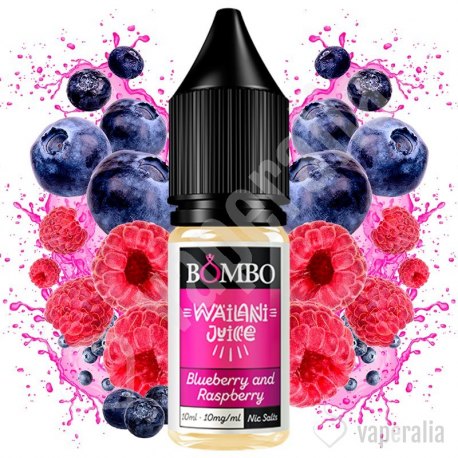 Sales de Nicotina Blueberry and Raspberry Wailani by Bombo 10ml