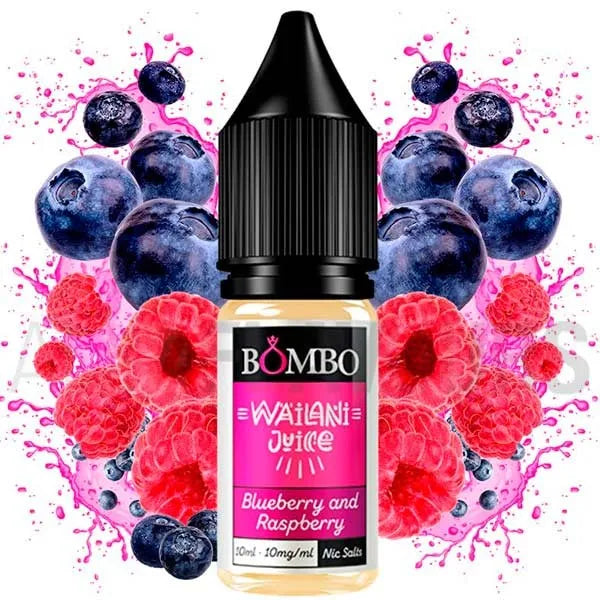Sales de Nicotina Blueberry and Raspberry Wailani by Bombo 10ML