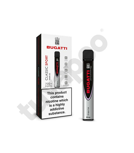 Vapers Desechables Aroma King Bugatti Classic Sport Grape Ice 20mg