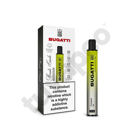 Vapers Desechables Aroma King Bugatti Monte Carlo Pineapple Ice 20mg
