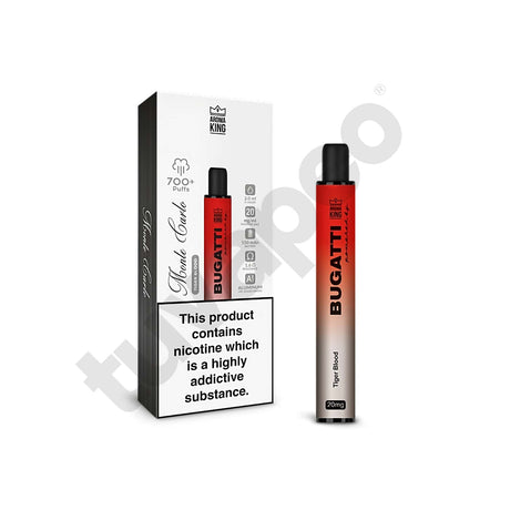 Vapers Desechables Aroma King Bugatti Monte Carlo Tiger Blood 20mg