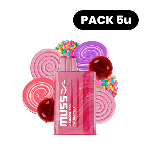 Vapers Desechables Muss Marmol 700 Vaper Desechable Chupachu (pack 5)