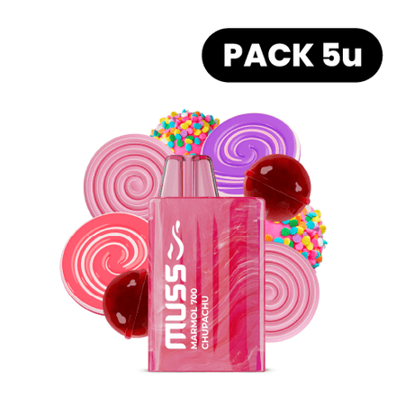 Vapers Desechables Muss Marmol 700 Vaper Desechable Chupachu (pack 5)