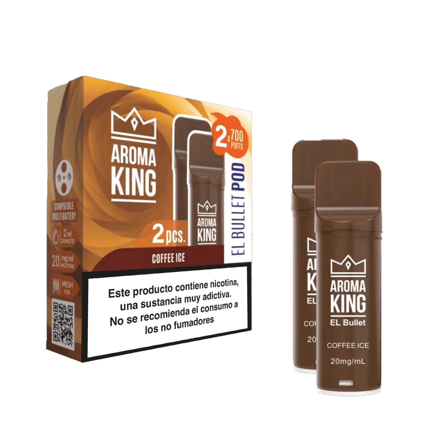 Vapers Desechables Aroma King Smart Cápsula Café 20mg