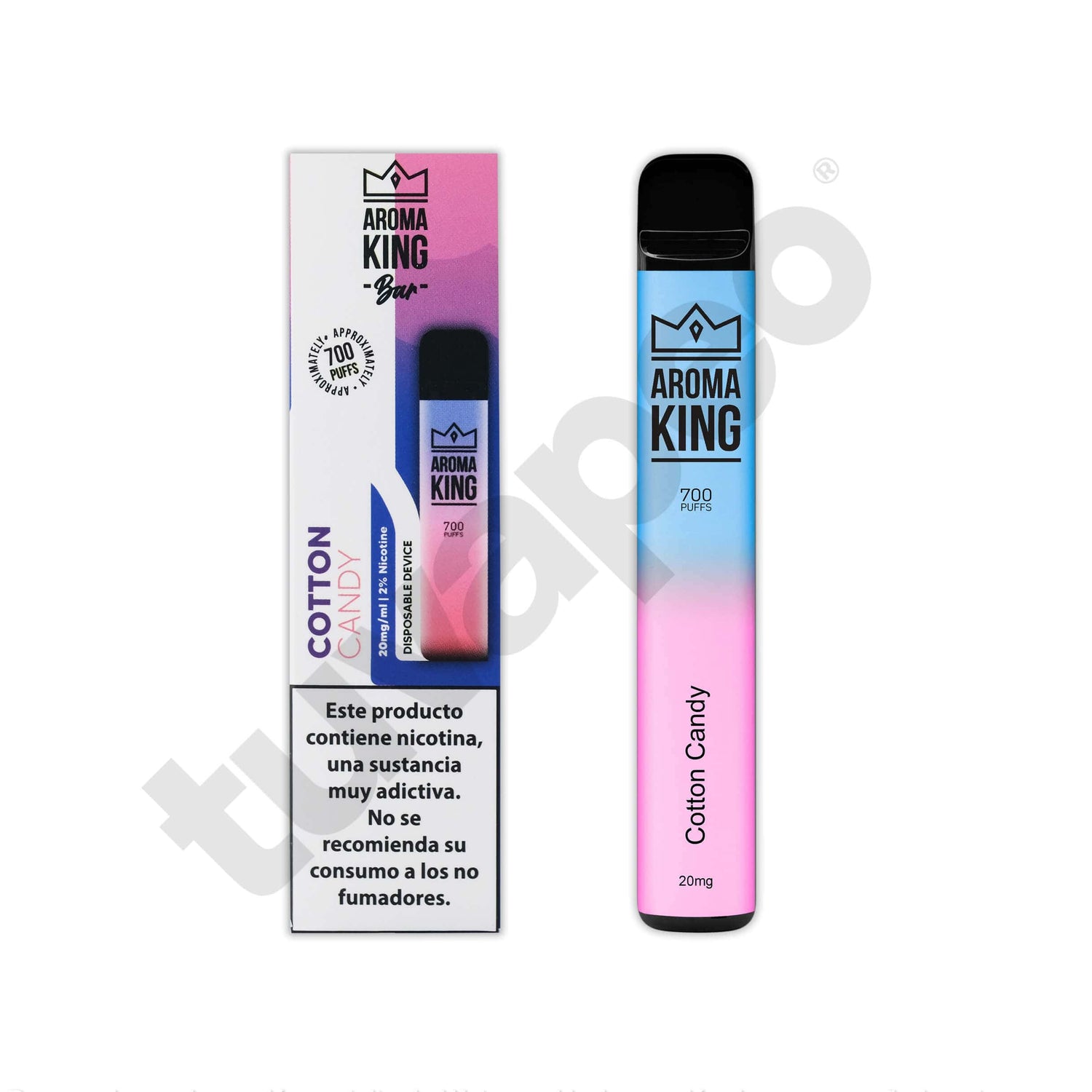 Vapers Desechables Aroma King Classic Cotton Candy Vaper Desechable 20mg