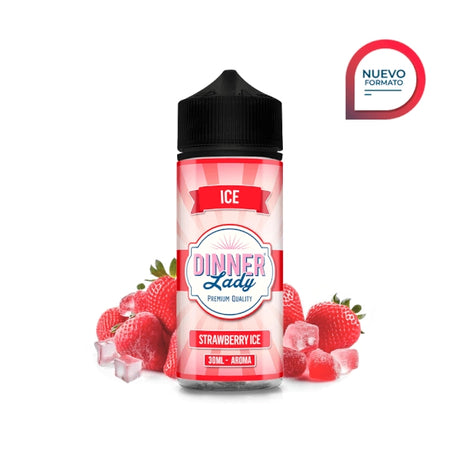 Dinner Lady Aroma Longfill Strawberry Ice 30ml