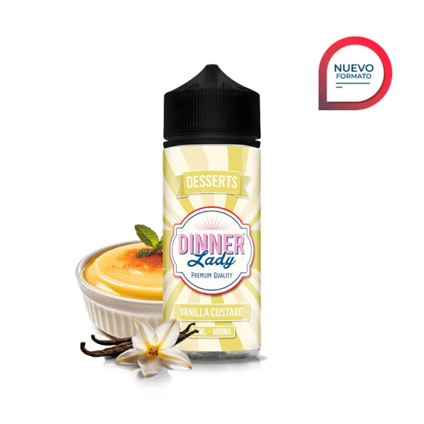 Dinner Lady Aroma Longfill Vanilla Custard 30ml